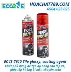 EC IS-7610 Tile Glossy Chất phủ dùng để tạo độ bóng cho lốp xe, giúp lốp không bị nứt, chuyển màu